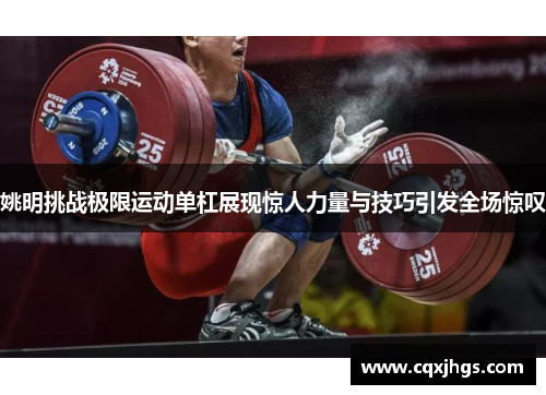 姚明挑战极限运动单杠展现惊人力量与技巧引发全场惊叹